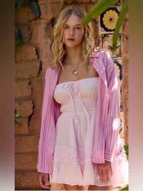 NWT Free People Women's Taking Sides Mini Dress